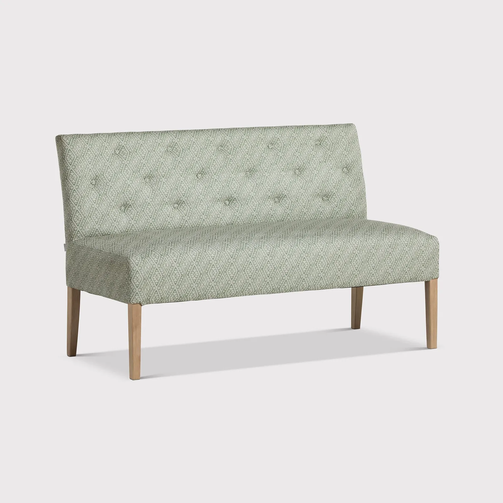 Medina Bench 150Cm, Green Fabric | Barker & Stonehouse