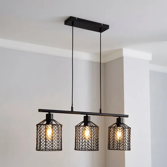 Return - Siena 3 Light Diner Ceiling Light