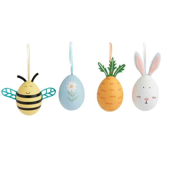 Pack of 4 Novelty Easter Egg Decorations 2