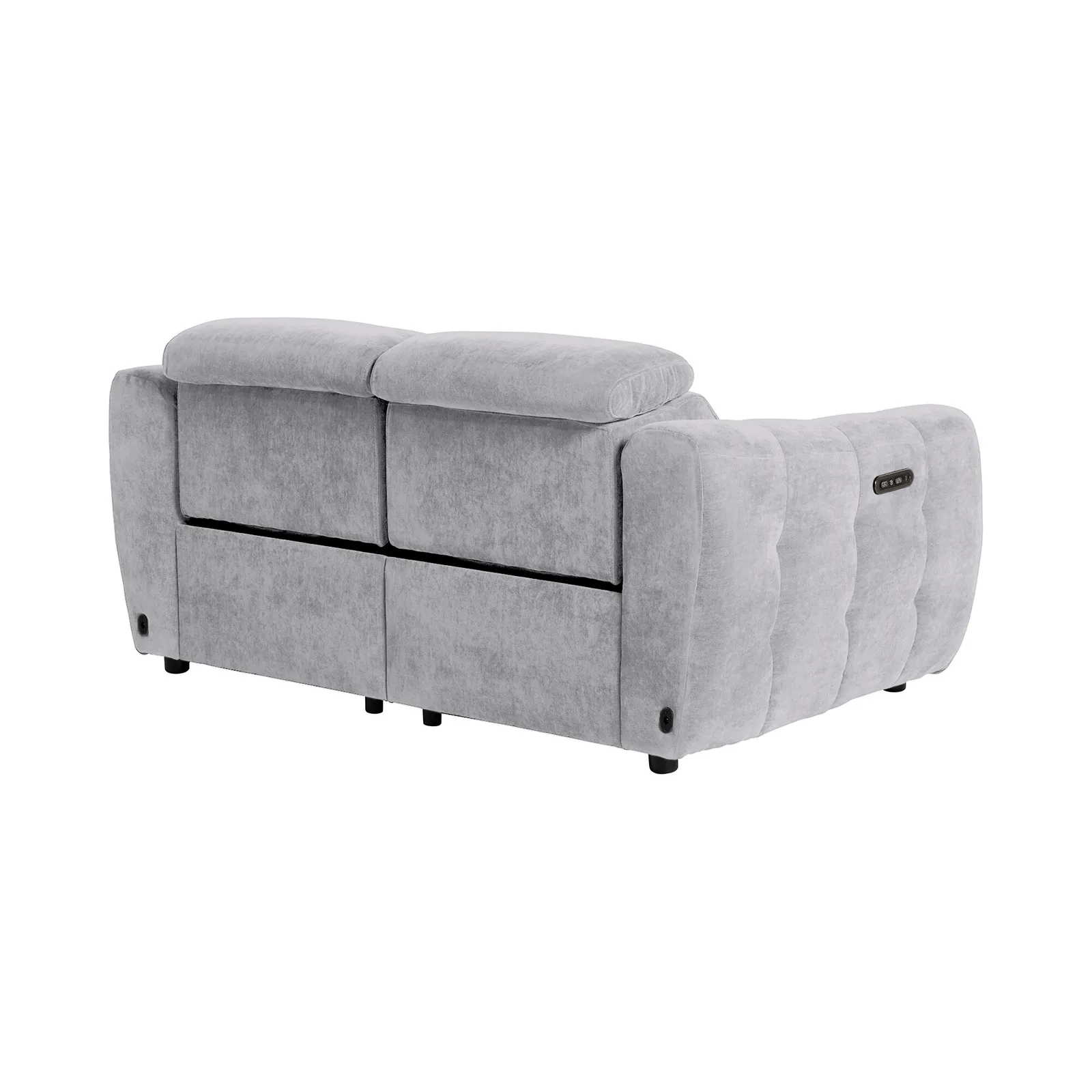 Montgomery 2 Power Seater & Headrest, Grey Fabric | Barker & Stonehouse 6