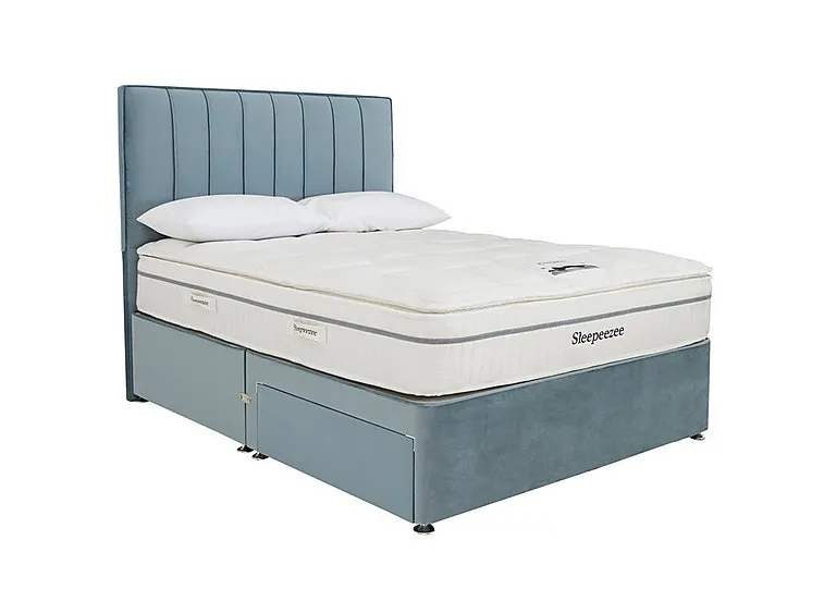 Tranquility 2800 Divan Set - King Size - Light Blue
