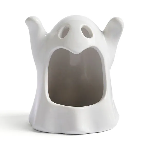 Ceramic Ghost Candle Holder 3