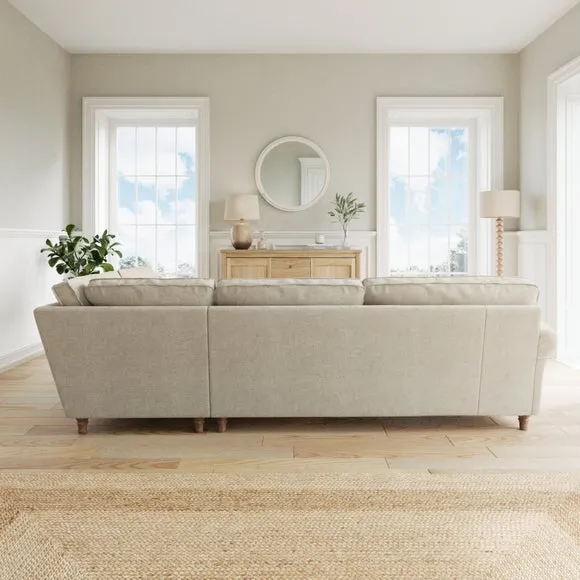 Flori Basket Weave Corner Sofa 2