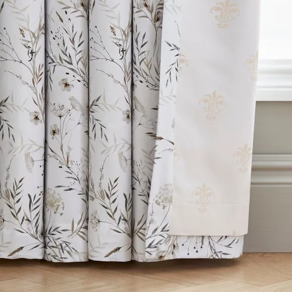Dorma Hemmingford 100% Cotton Blackout Pencil Pleat Curtains 4