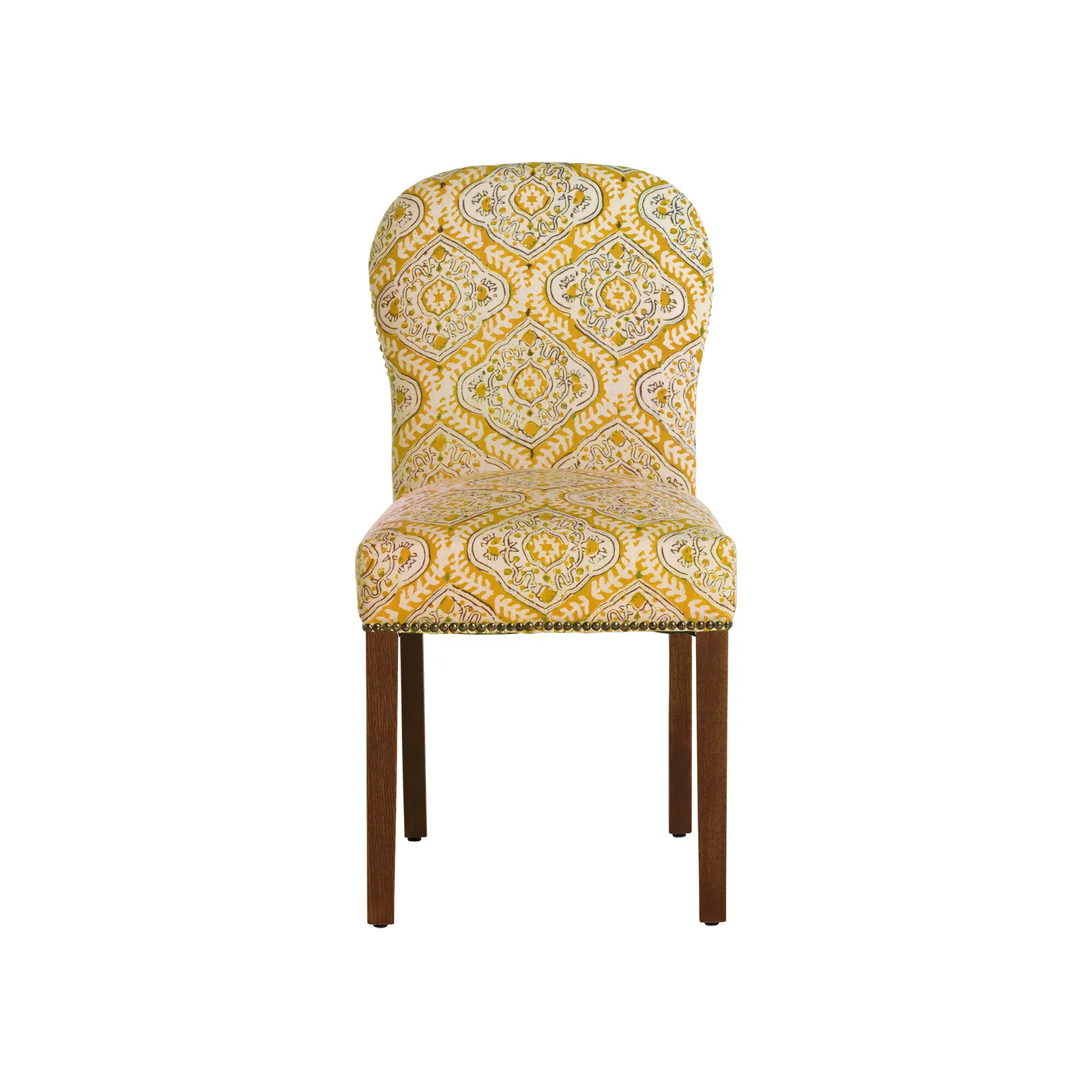 Gable X Linwood Dining Chair, Green Fabric | Barker & Stonehouse 2