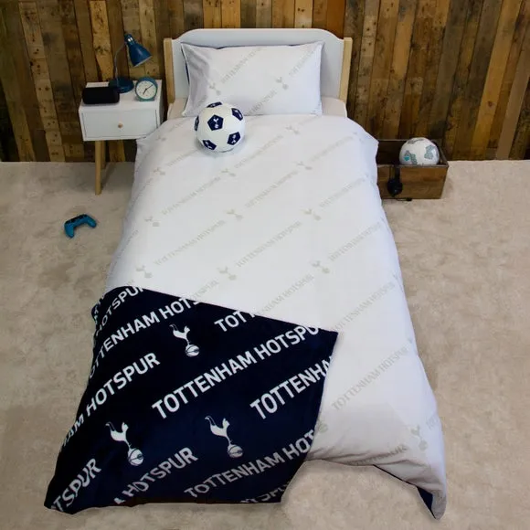Tottenham Hotspur Line Polycotton Duvet Cover & Pillowcase Set 3