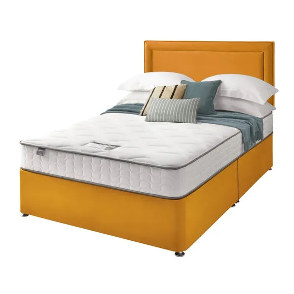 Silentnight Divan Bed With Malvern Velvet Headboard and 800 Pocket Sprung Mattress 2