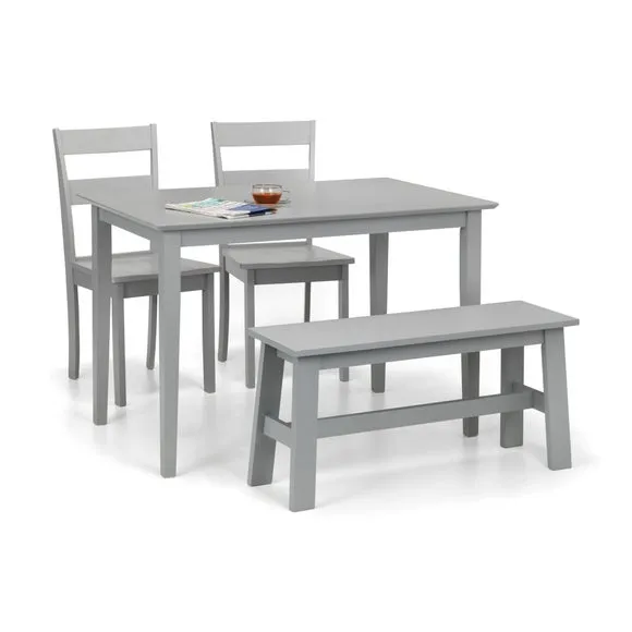 Kobe Set of 2 Dining Chairs, Grey 6