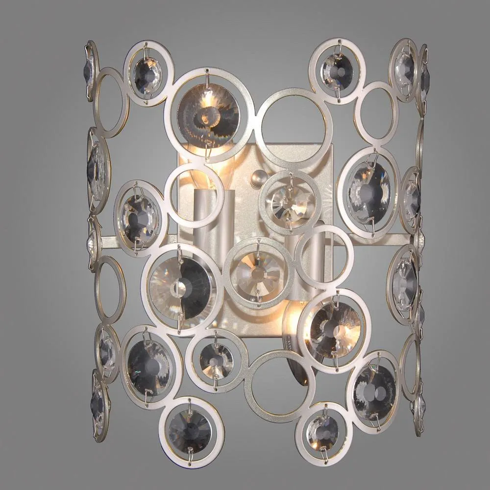Netlighting Modern Wall Lamp Champagne Silver 2 Light E14 2