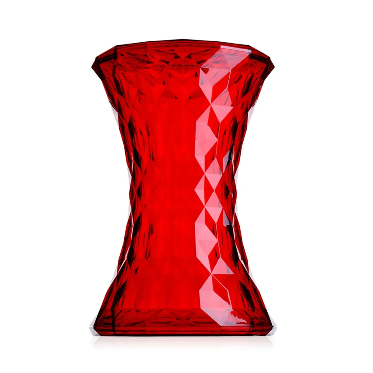 Kartell Stone Stool, Red Plastic | Barker & Stonehouse 2