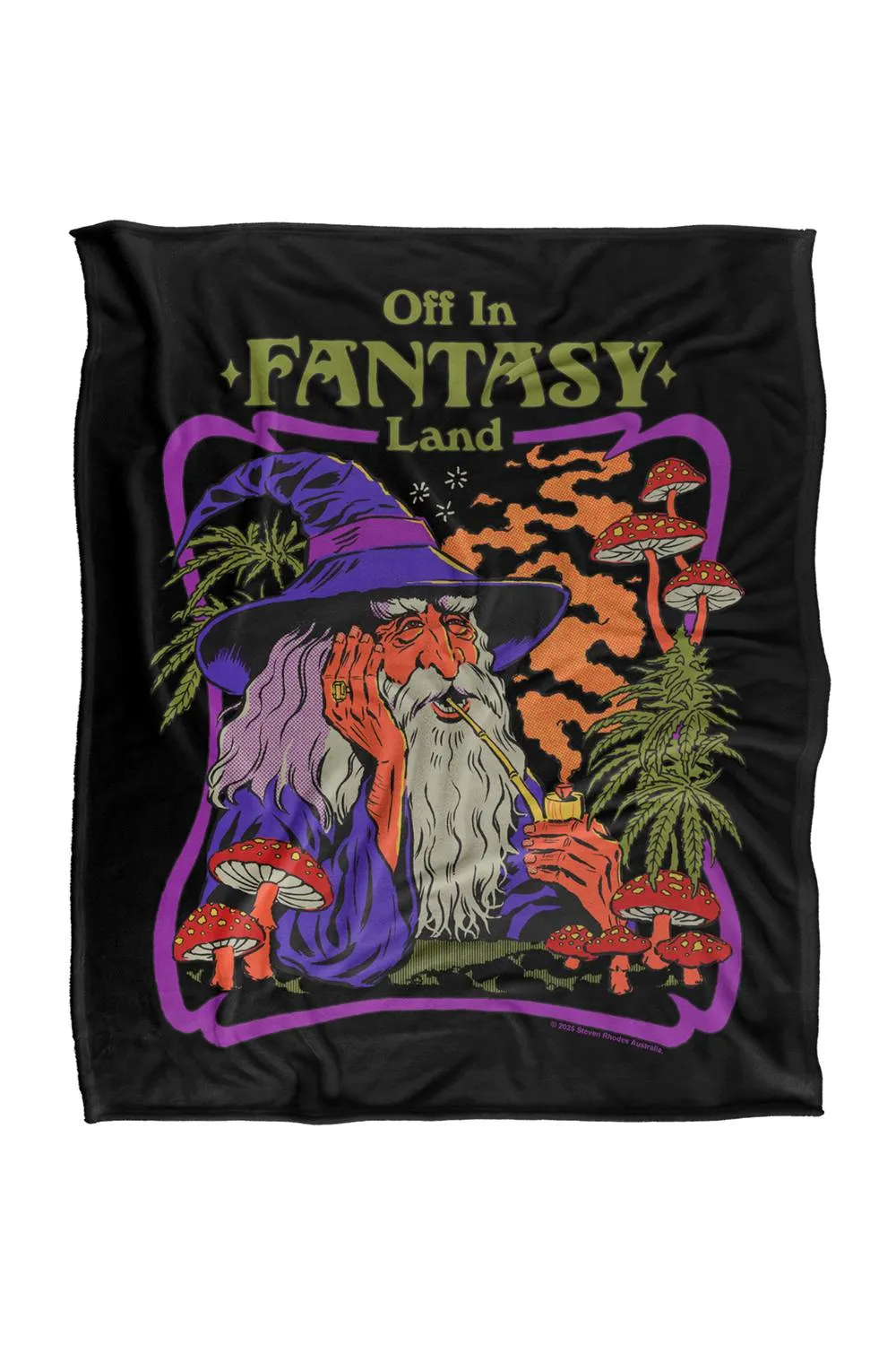 Steven Rhodes Fantasy Land Silky Touch Super Soft Throw Blanket