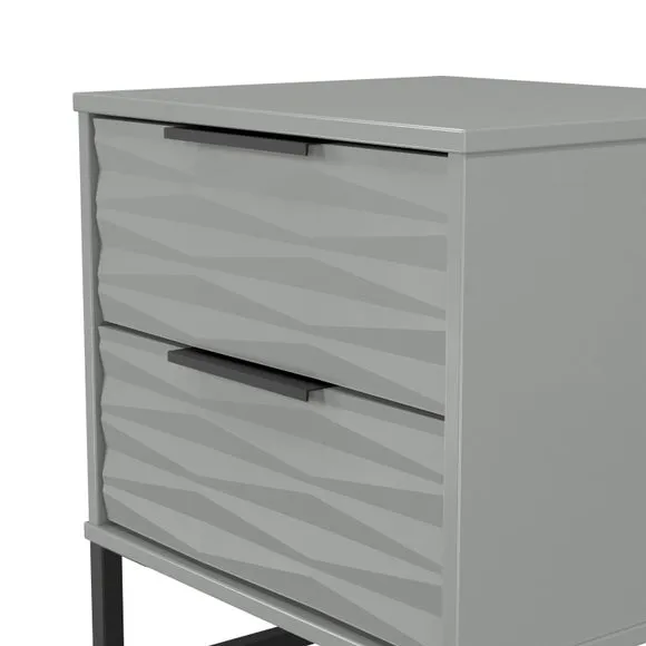 Tuxford 2 Drawer Bedside Table 5