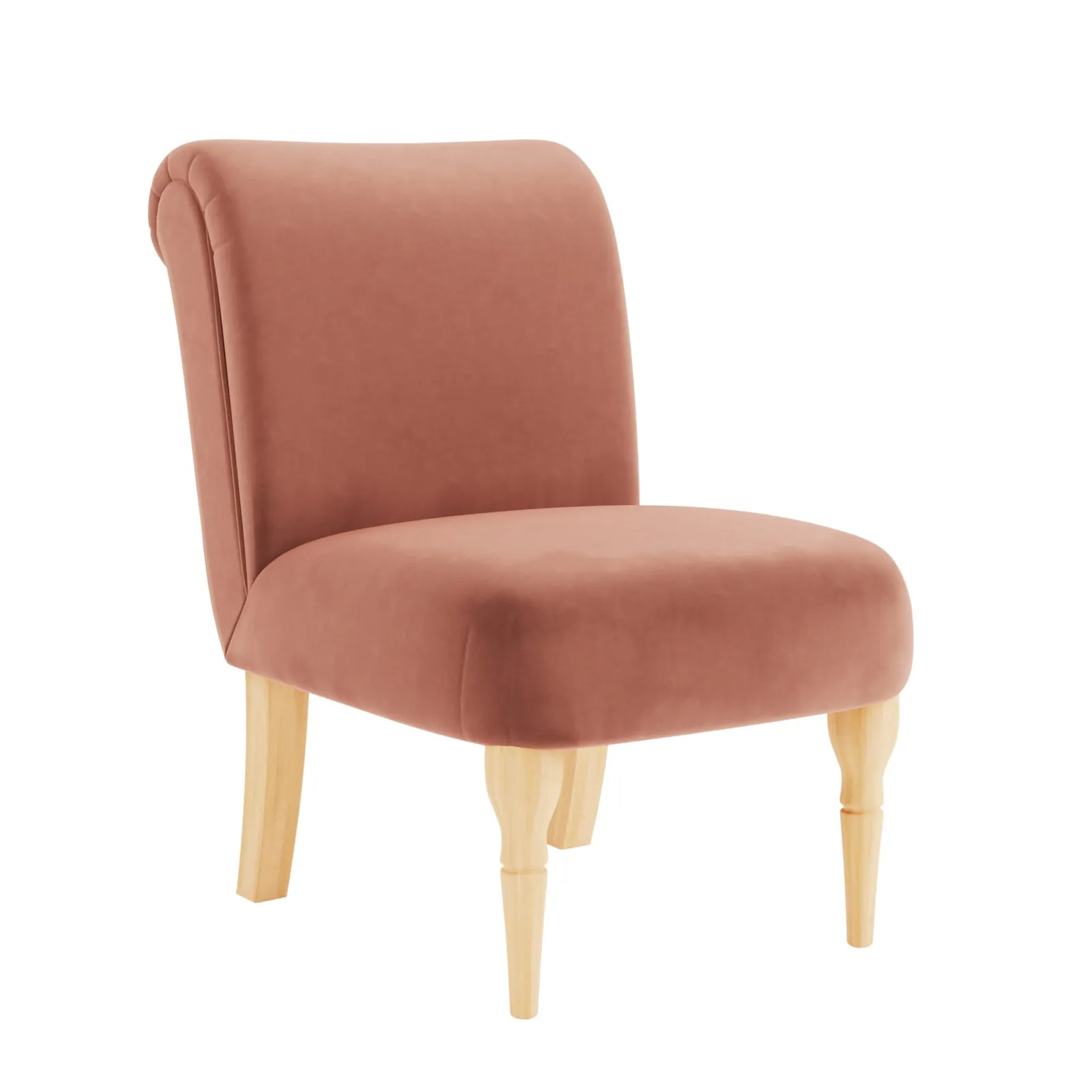 Bella Velvet Chair Rose