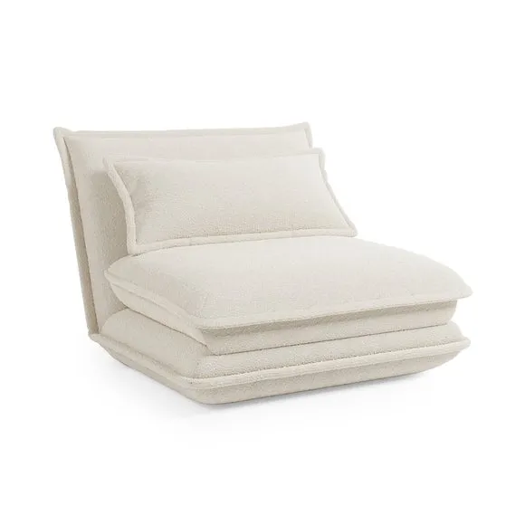 Jackson Boucle Foldable Single Sofa Bed 4