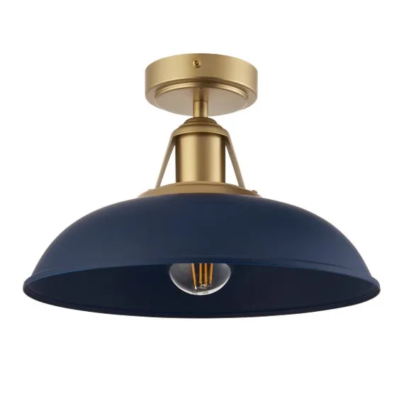 Oraya Bathroom Flush Ceiling Light 6