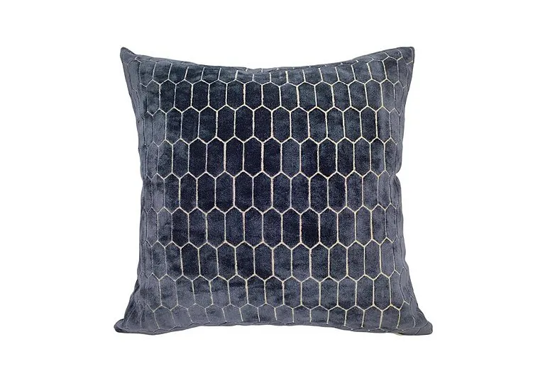 Honeycomb Large Cushion - Navy