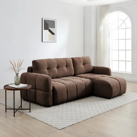 Jolie Quilted Cloud Corner Sofa Bed