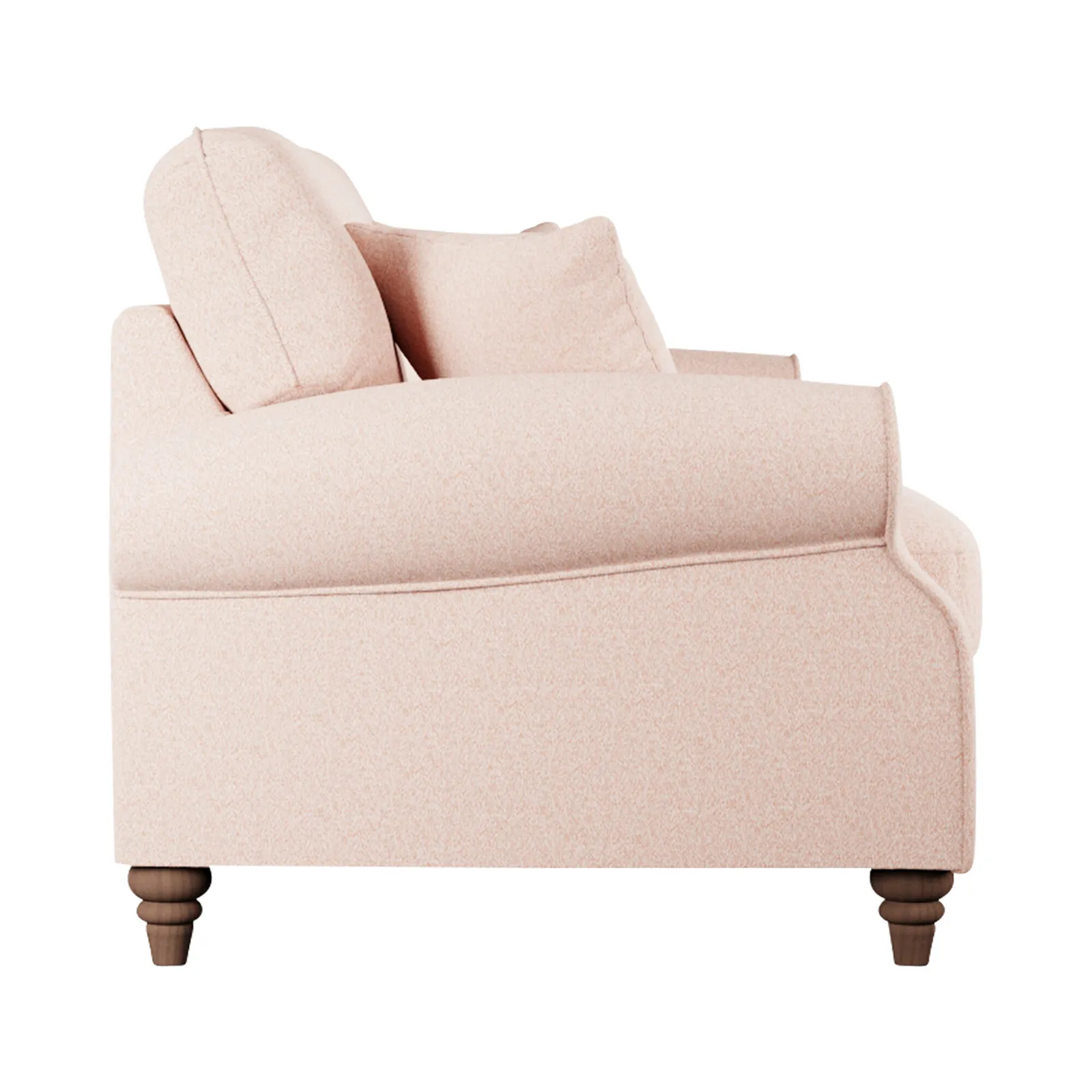 Hattie 3 Seater Sofa, Pink Fabric | Barker & Stonehouse 3