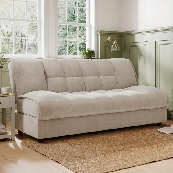 Emery Squish Soft Chenille Clic Clac Storage Sofa Bed 2