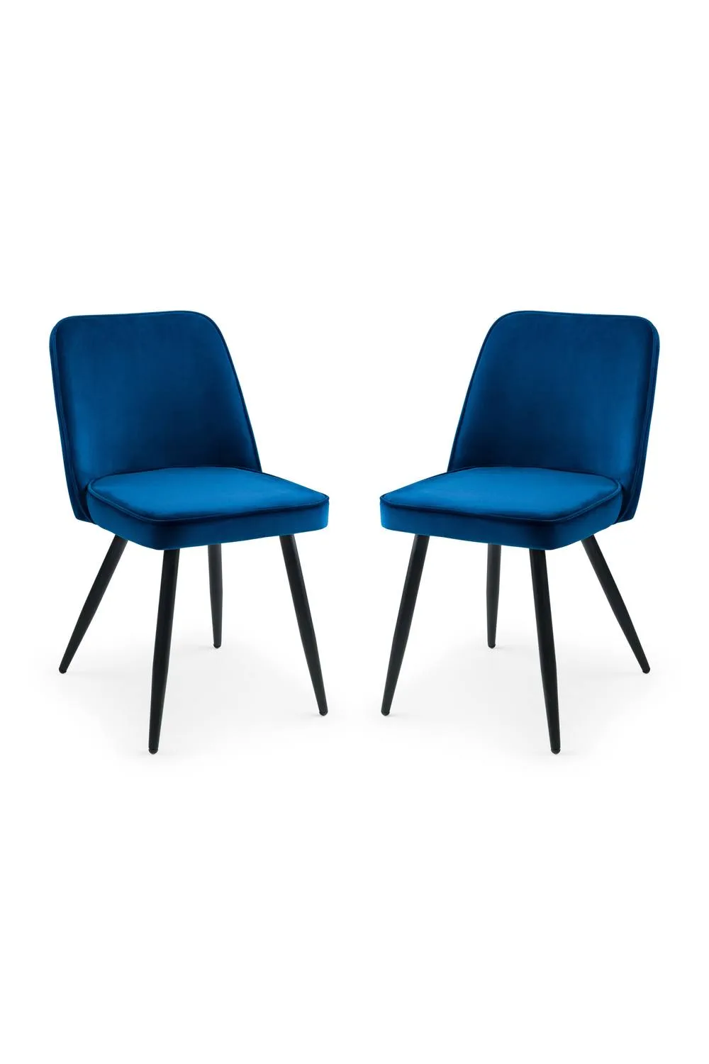 Julian Bowen Burgess Upholstered Dining Chair (Set of 2) in Blue 5