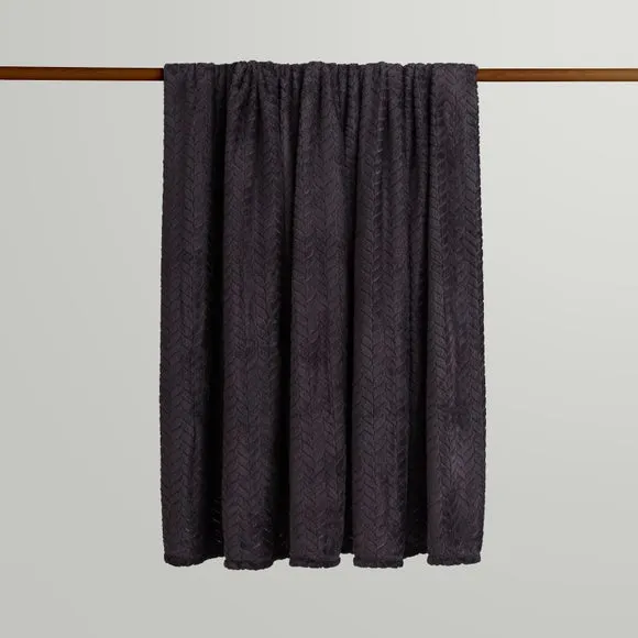 Amelia Recycled Throw Blanket, 200cm x 200cm 2