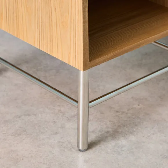 Yinka Ilori Half Log 1 Drawer Bedside Table 4