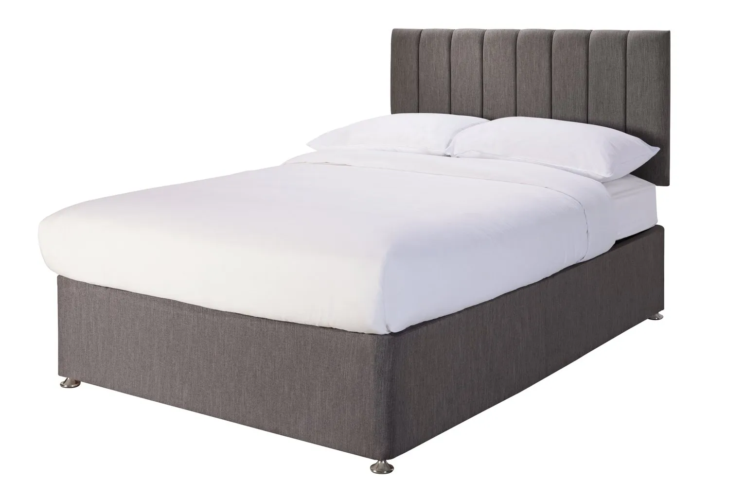 Argos Home Bircham Memory Double Divan - Grey
