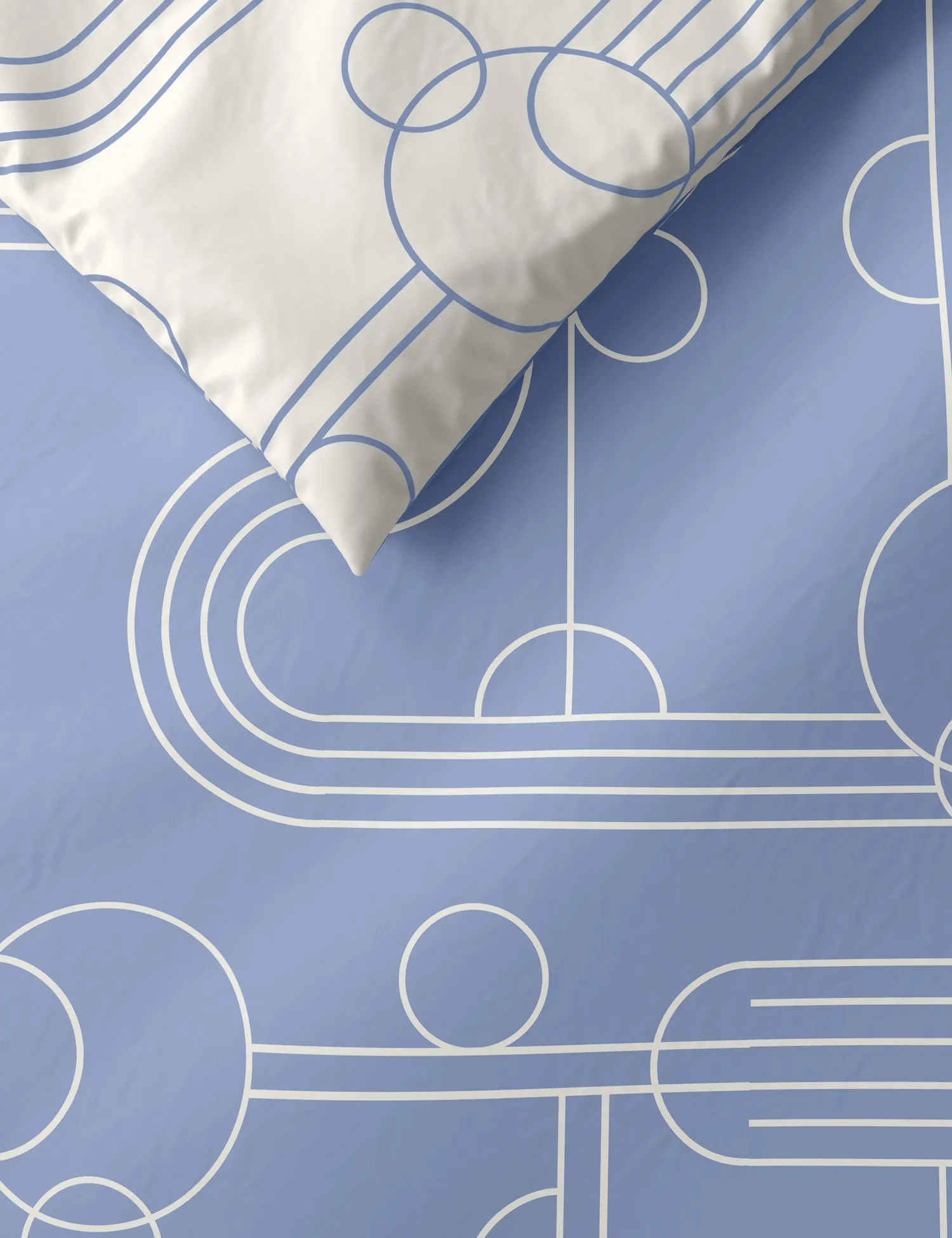 M&S Cotton Mix Geometric Bedding Set