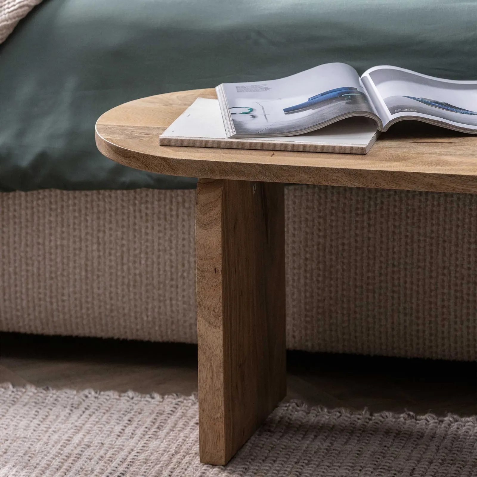 Zuberi Bench 150Cm, Neutral Wood | Barker & Stonehouse 3