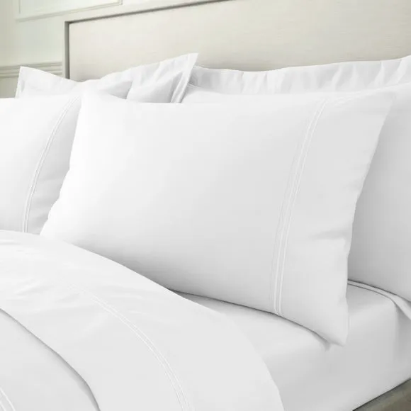 Dorma Egyptian Cotton Sateen 1200 Thread Count Standard Pillowcase
