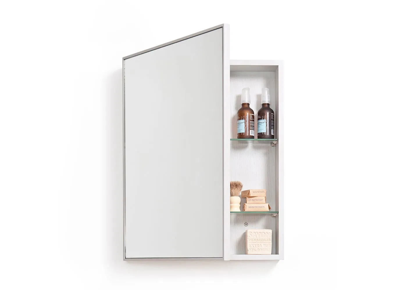 Heal's Bath Cabinet Slimline 550 Oyster 1