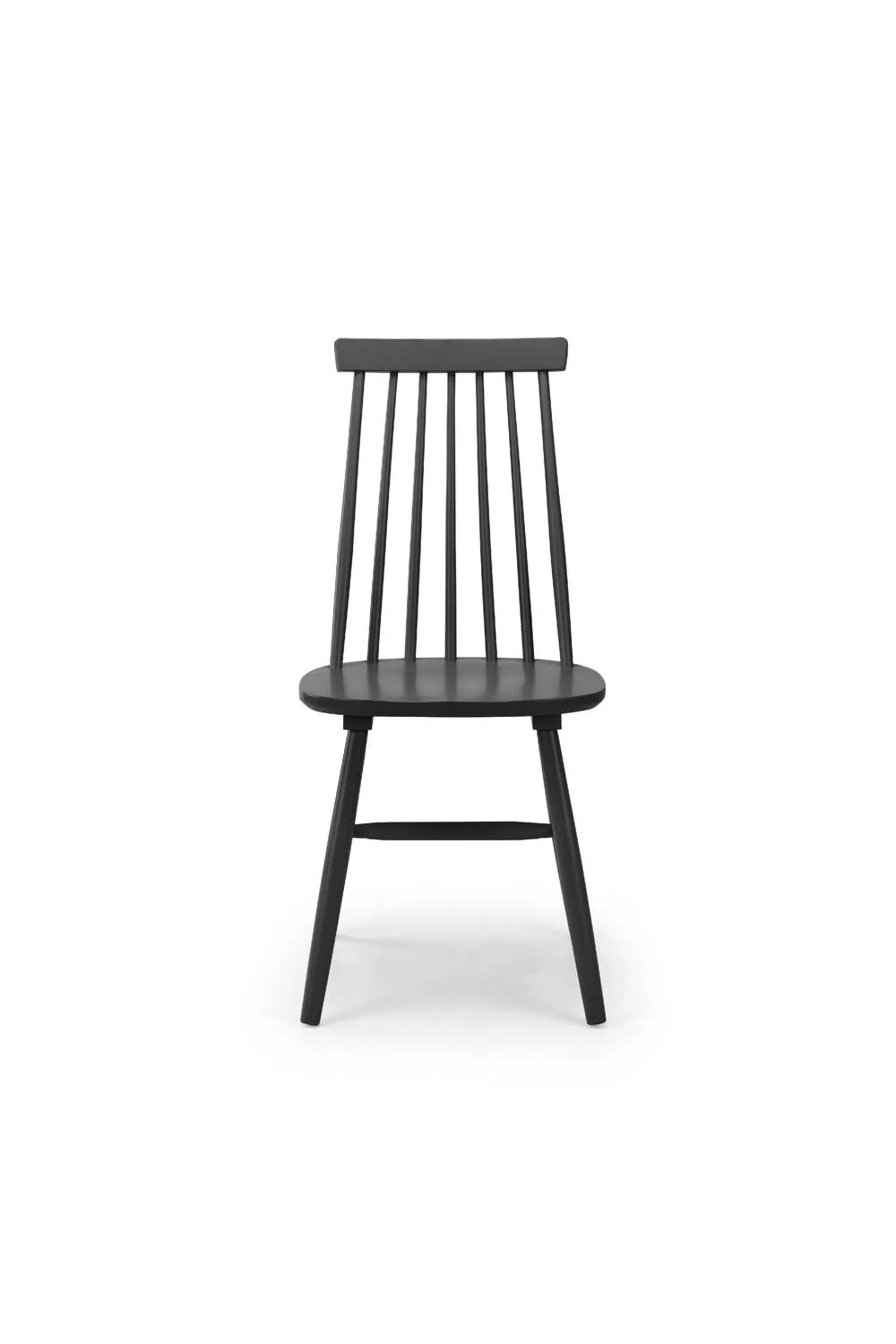 Julian Bowen Alassio Spindle Back Dining Chair (Set of 2) in Black 4