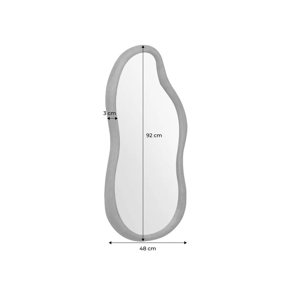 sweeek Wooden mirror in Dark Brown 4