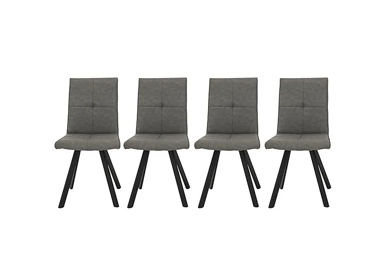 Phoenix Set of 4 Dining Chairs - Two Tone