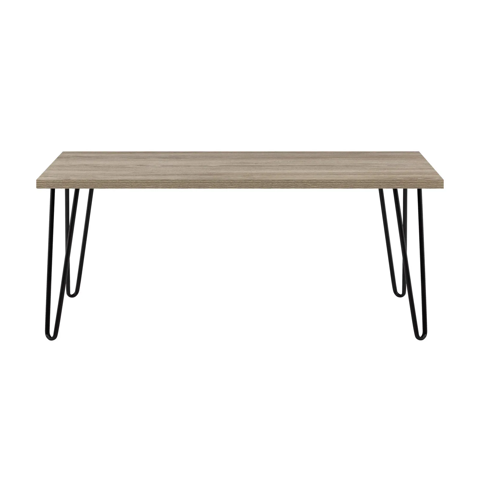 Owen Retro Hairpin Coffee Table Brown