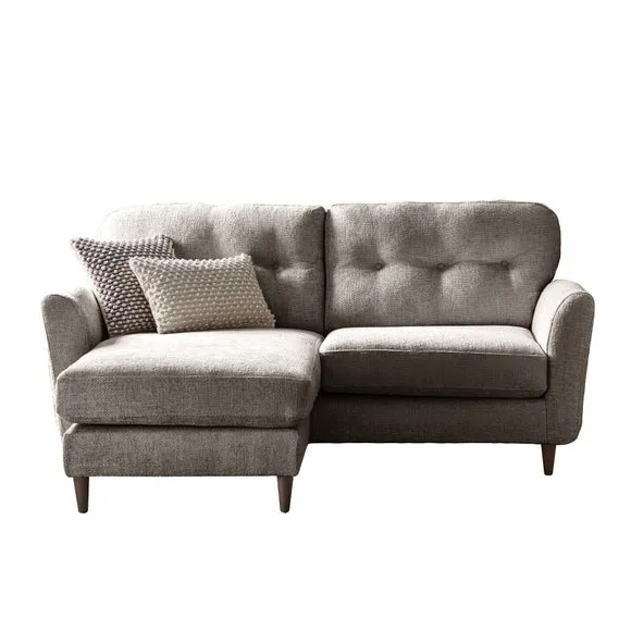 Sven Chunky Chenille Reversible Corner Chaise Sofa 2