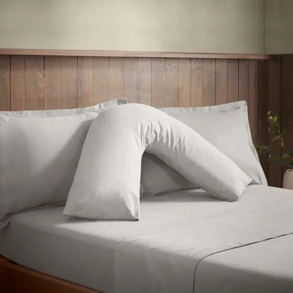Soft & Cosy Luxury 100% Brushed Cotton V-Shape Pillowcase