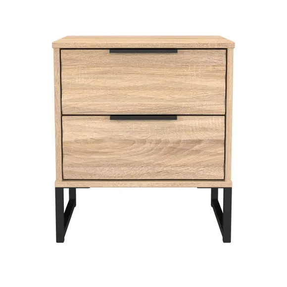 Tuxford 2 Drawer Bedside Table 2