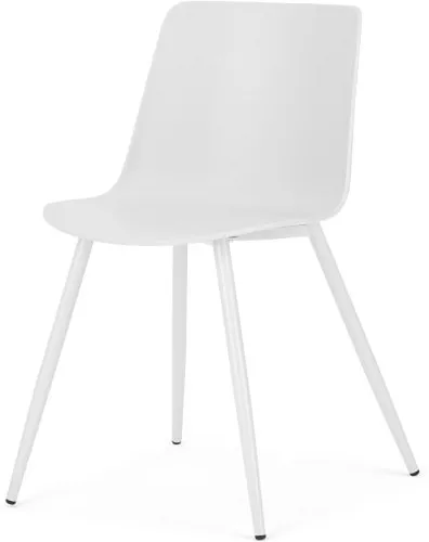 MADE Essentials Newel Dining Chair, White