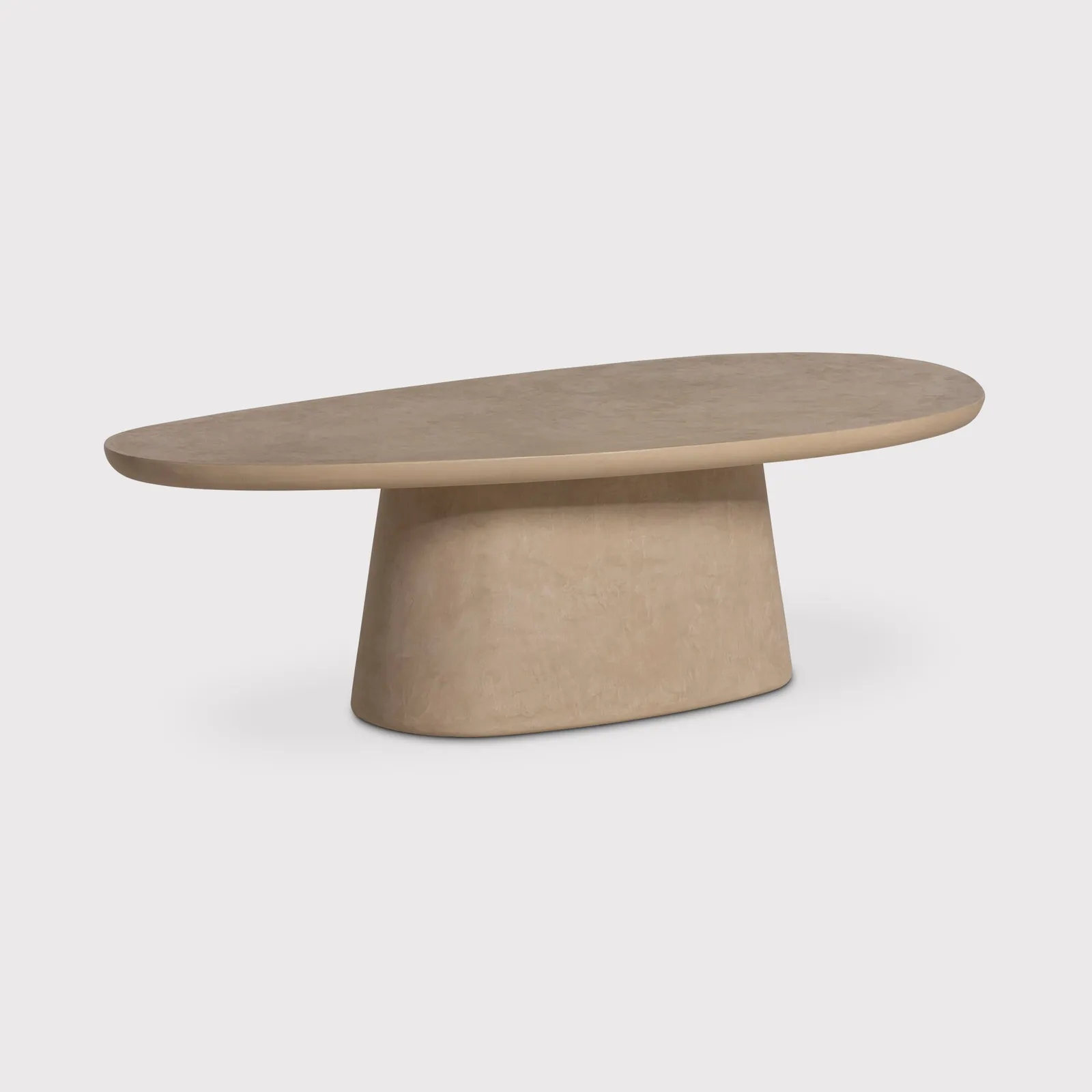 Capella Coffee Table 140X70X40Cm, Round, Neutral Wood | Barker & Stonehouse