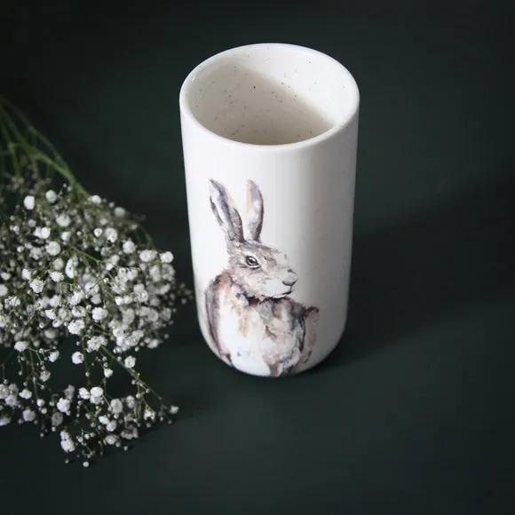 Meg Hawkins Tall Ceramic Hare Vase 2