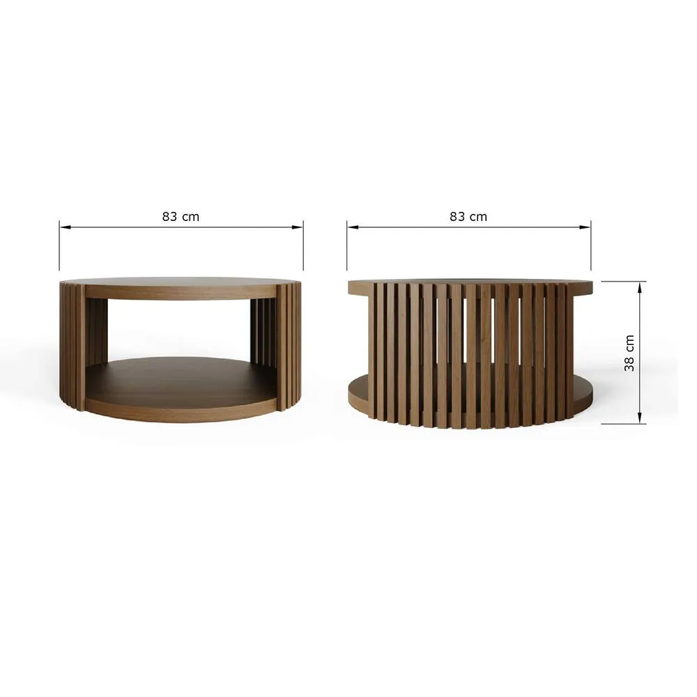 GFW Zadie Coffee Table in Walnut 6