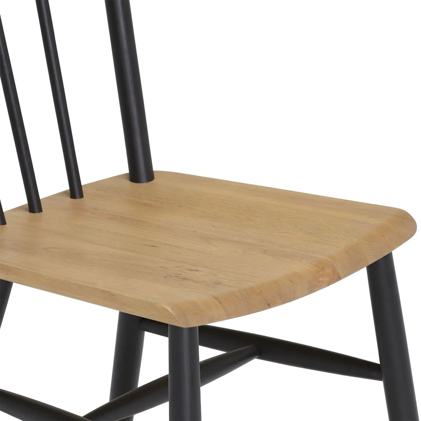 Ercol Monza Dining Chair, Black Oak | Barker & Stonehouse 5