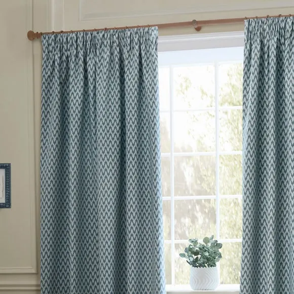 Sanderson Hutton Pencil Pleat Curtains