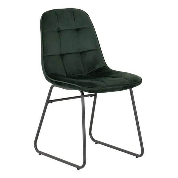 Lukas Set of 2 Dining Chairs, Velvet 3