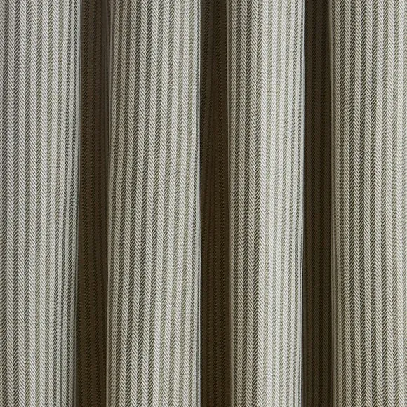 Churchgate Herringbone Striped Pencil Pleat Curtains 3
