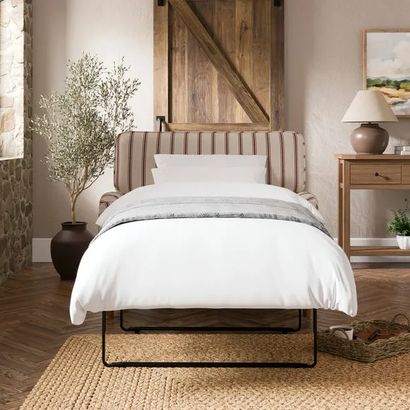Beatrice II Folkstone Stripe Single Snuggle Sofa Bed 1