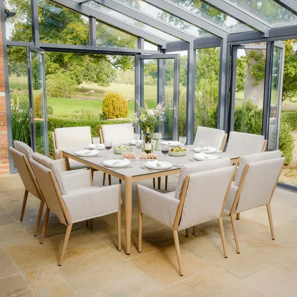 Maze Burford 8 Seater Square Garden Dining Set 2