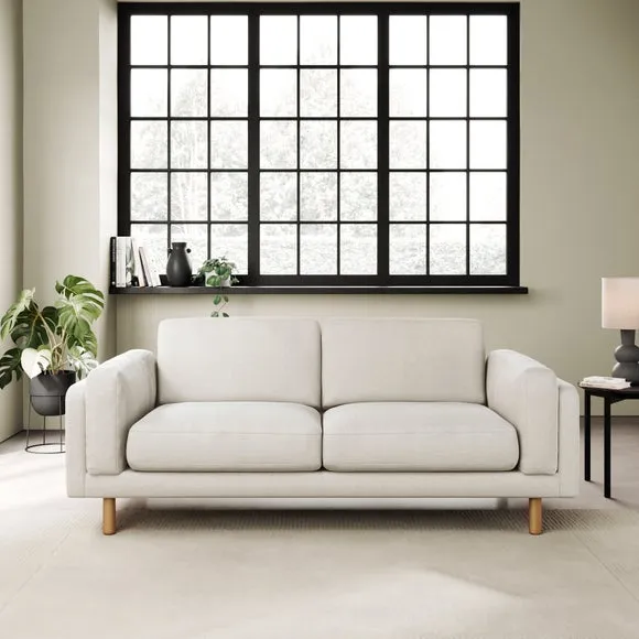 Newton Chenille Soft Texture 3 Seater