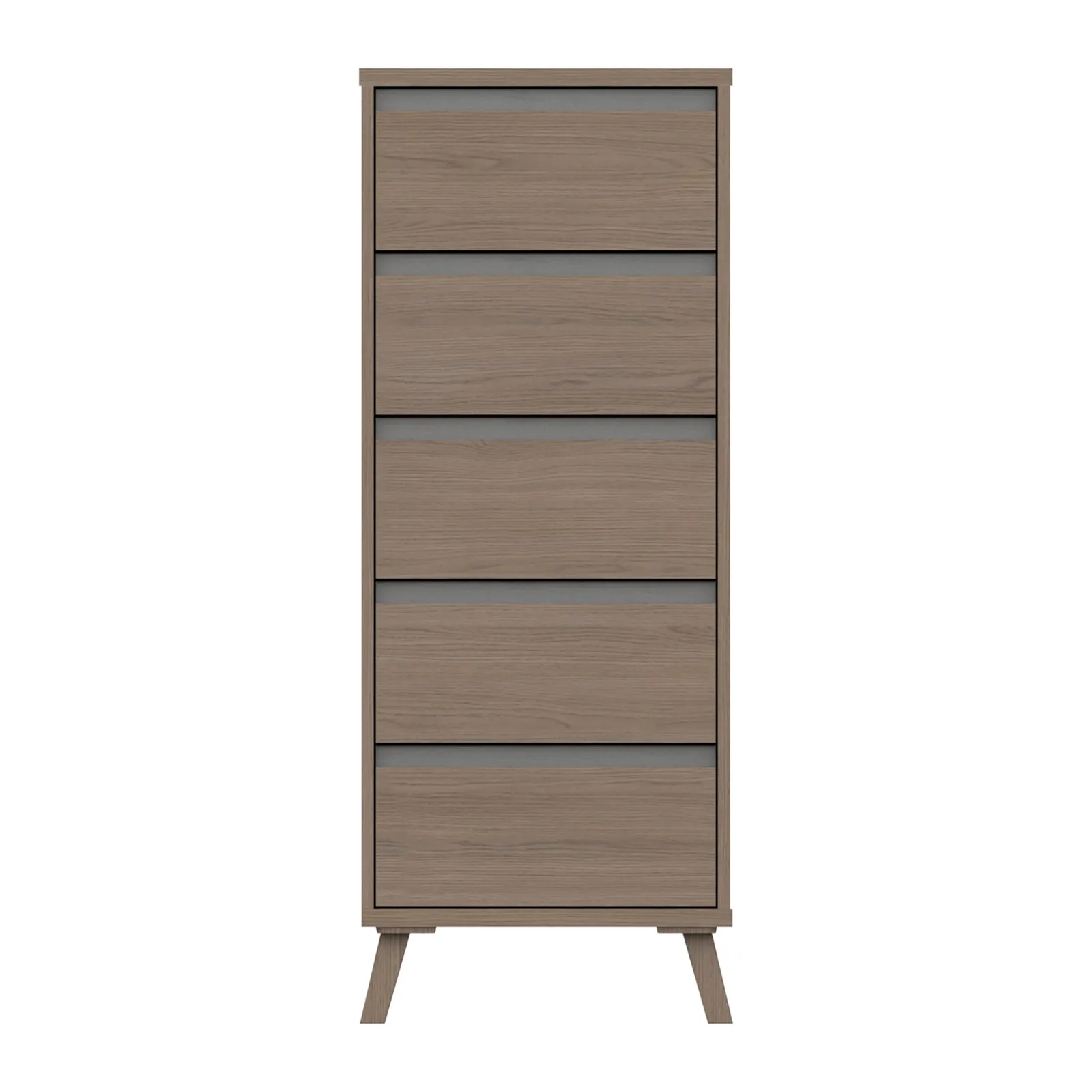 Jenson 5 Drawer Tallboy Grey